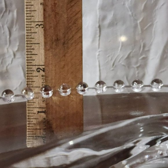 Imperial Glass Candlewick Oval 2 Part Relish Dish 8" divided serving bowl vntage - Picture 10 of 10